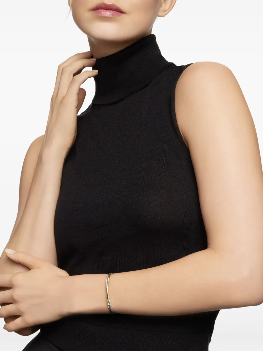 David Yurman 18K黄金纯银 Crossover 手链（3毫米） | Image 2