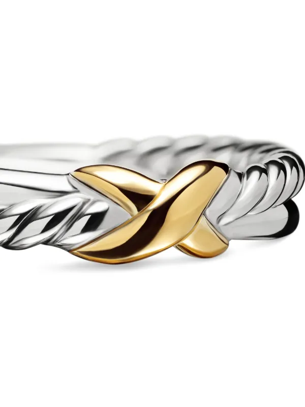 アクセサリー yumeriana David Yurman 18kt Yellow Gold And Sterling Silver Petite X