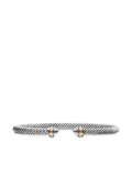 David Yurman 18kt rose gold and sterling silver Classic Cable bracelet (4mm)