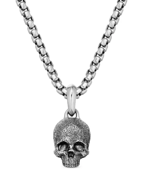 David Yurman sterling silver Memento Mori Skull amulet (16mm)