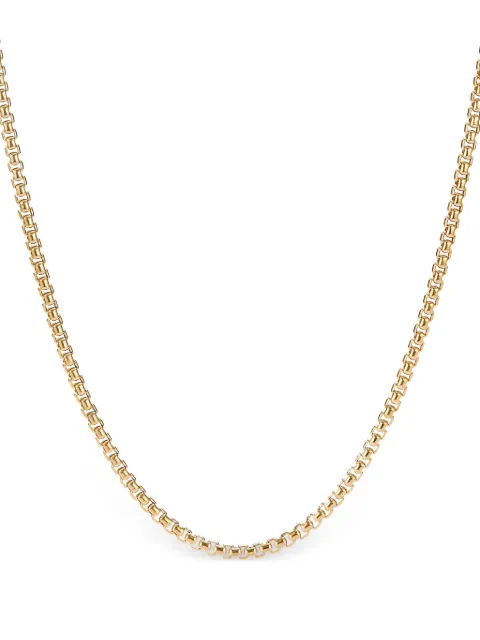 David Yurman 18kt yellow gold Box Chain necklace (2.7mm)