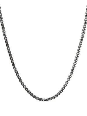 David Yurman ボックスチェーン ネックレス 3.6mm | シルバートーン David Yurman ボックスチェーン ネックレス 3.6mm | シルバートーン