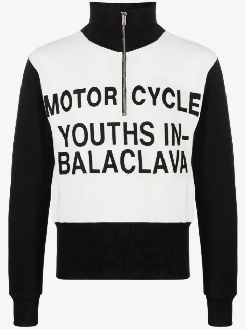 Youths In Balaclava pull Motor Cycle
