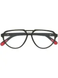 Moncler Eyewear ML5162 Pilot Eyeglasses - Black