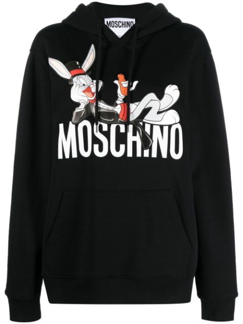 Moschino Bugs Bunny print hoodie