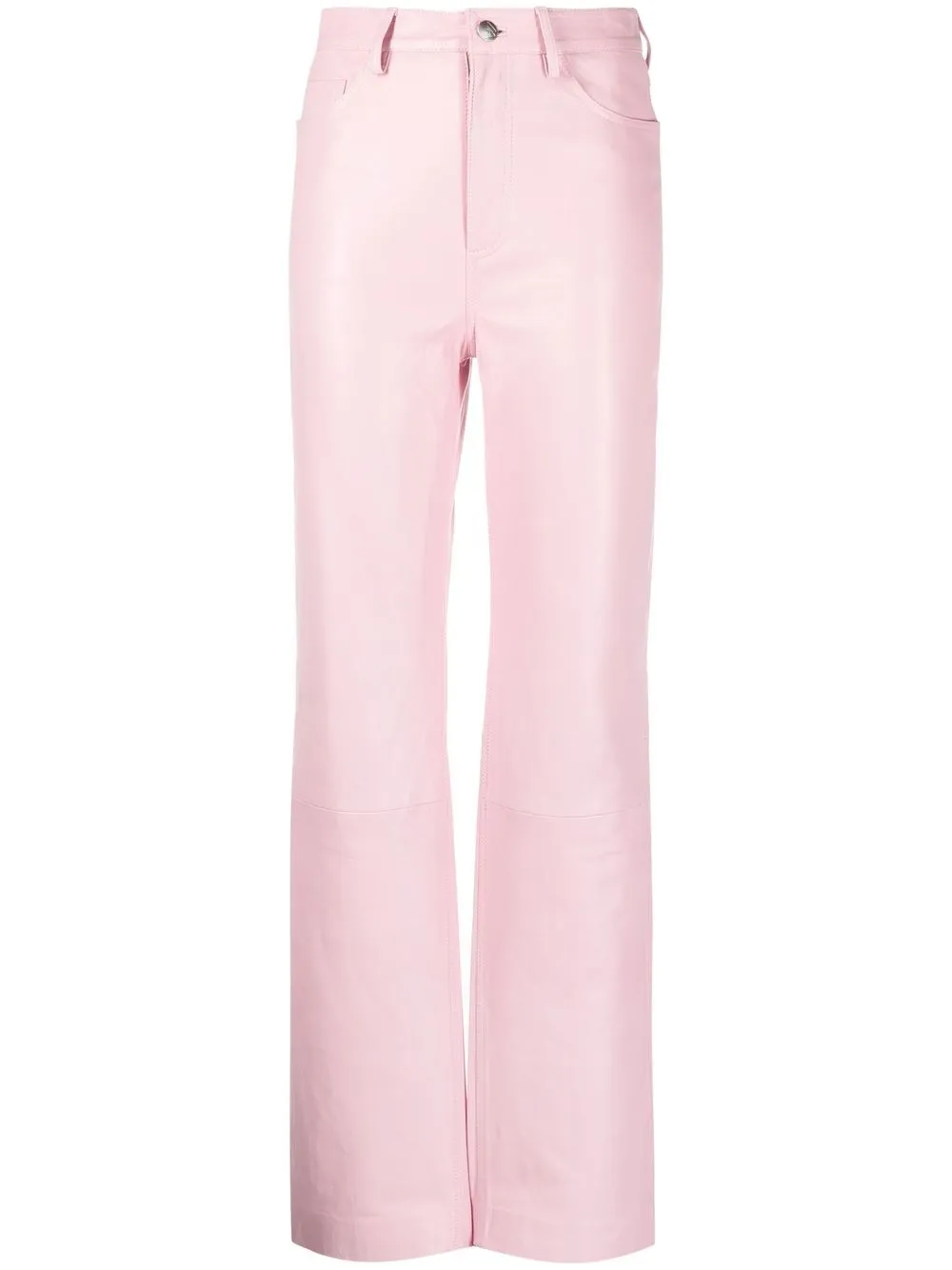 

REMAIN high-waist straight-leg trousers - Pink