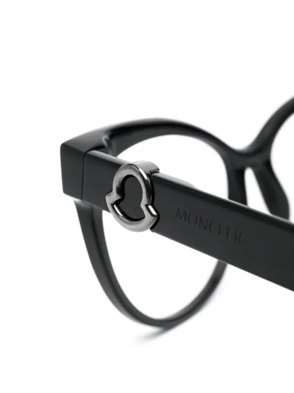 Moncler Eyewear ラウンド眼鏡フレーム | ブラック | FARFETCH JP
