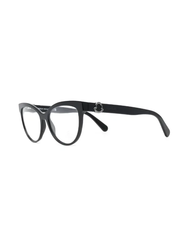 Moncler Eyewear ラウンド眼鏡フレーム | ブラック | FARFETCH JP