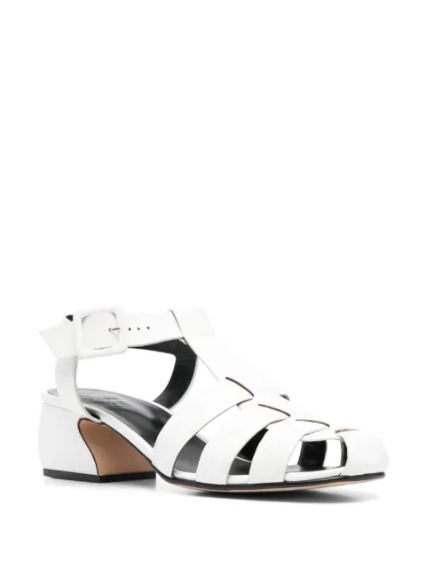 Sergio Rossi closed-toe leather sandals B02790MMVV25 - 1