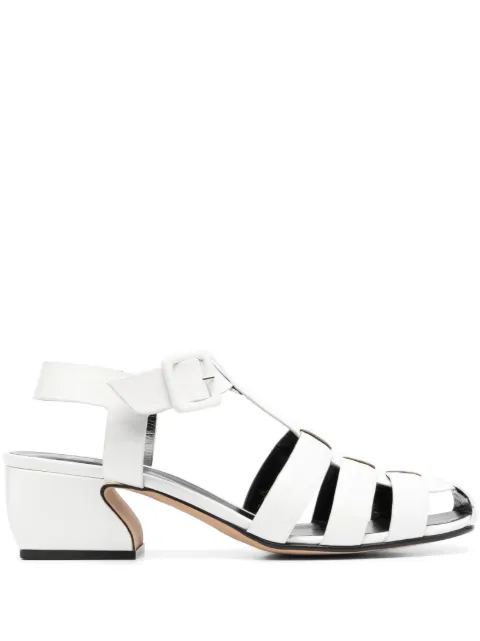 Sergio Rossi closed-toe leather sandals B02790MMVV25 - 0