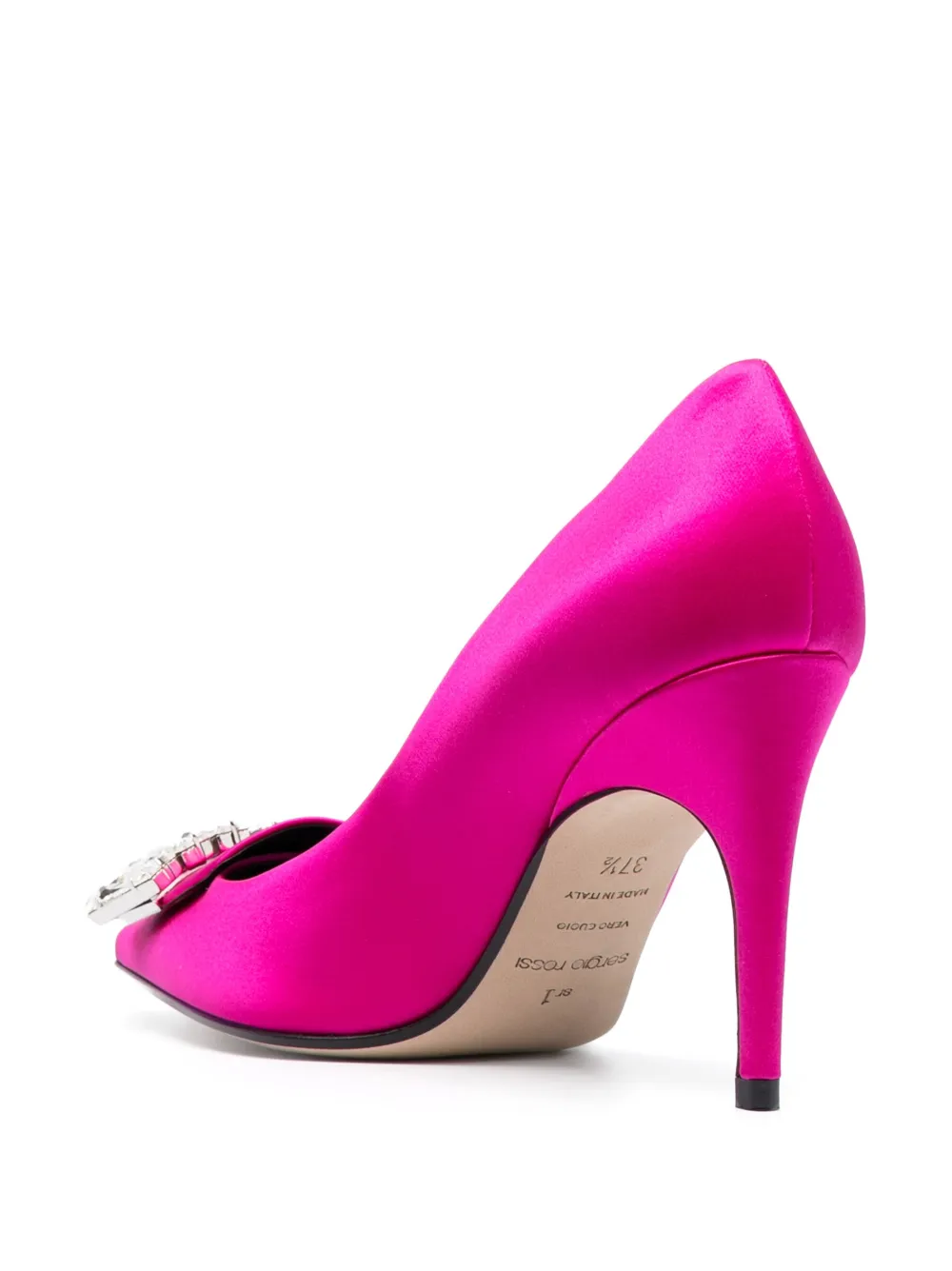 Sergio Rossi Sr1 90mm Leather Pumps In Pink | ModeSens