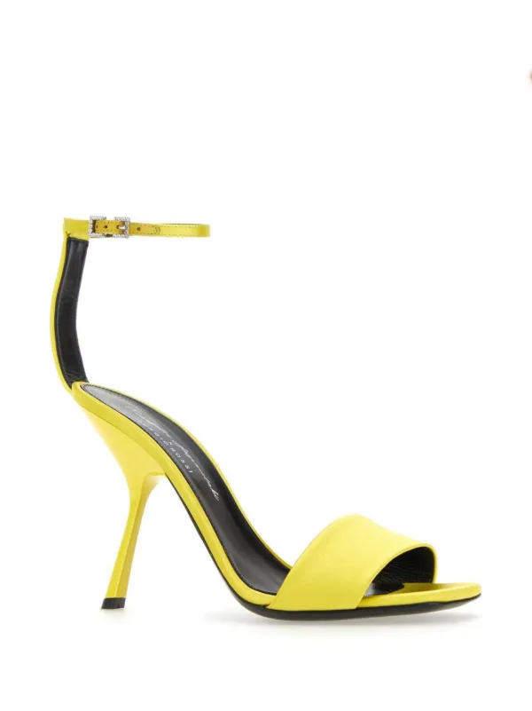Sergio Rossi Evangelie 110mm open-toe Sandals | Yellow