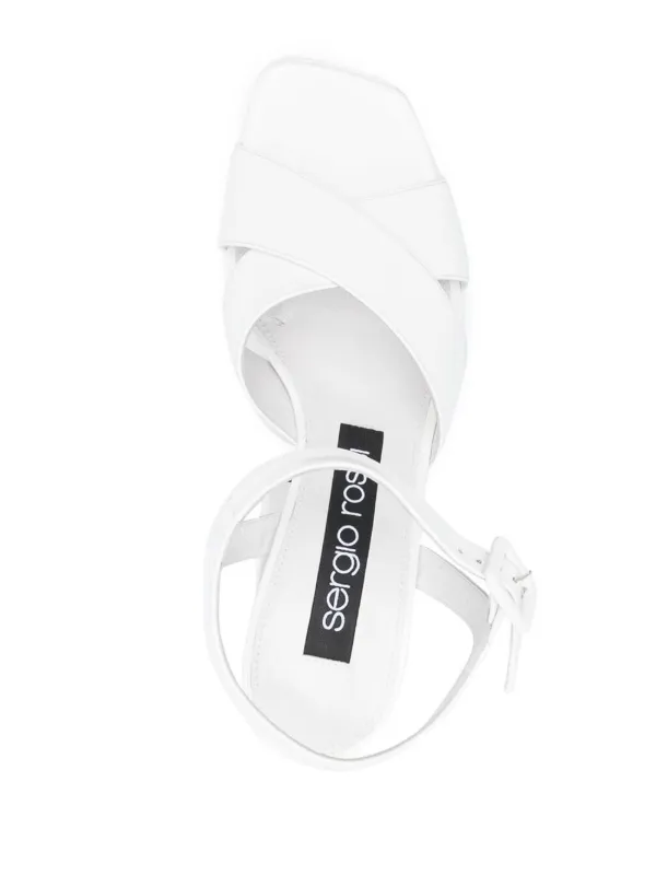 Sergio Rossi Sr Alicia 90mm サンダル | ホワイト | FARFETCH JP