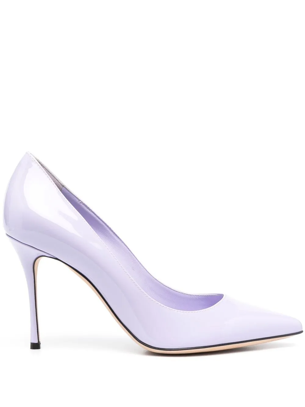 

Sergio Rossi Godiva 100mm leather pumps - Purple