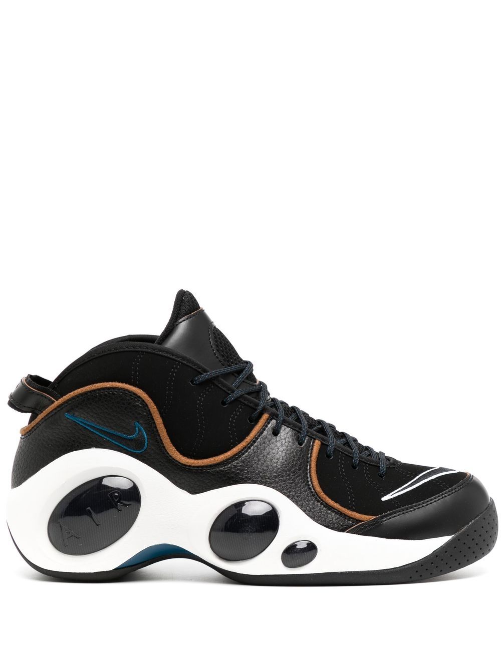 Shop Nike Zoom Flight 95 "black/valerian Blue" Sneakers