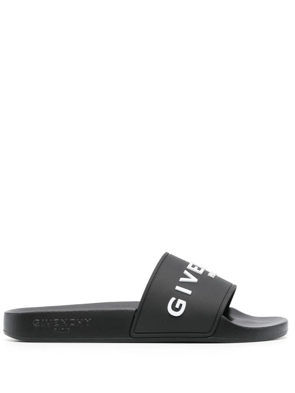 

Givenchy flip flops con logo estampado - Negro