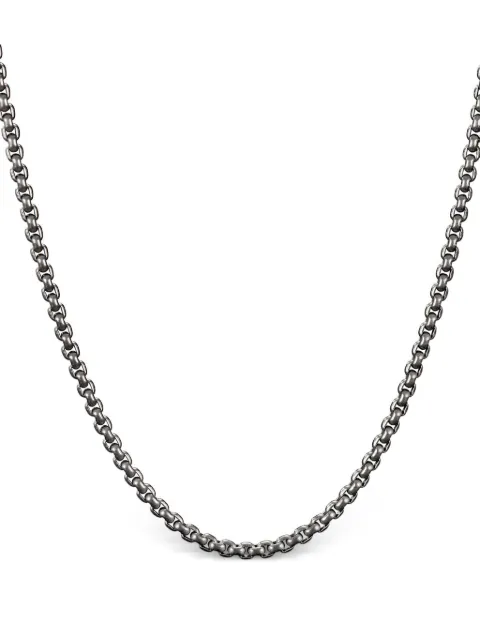 David Yurman sterling silver Box Chain necklace (2.7mm)