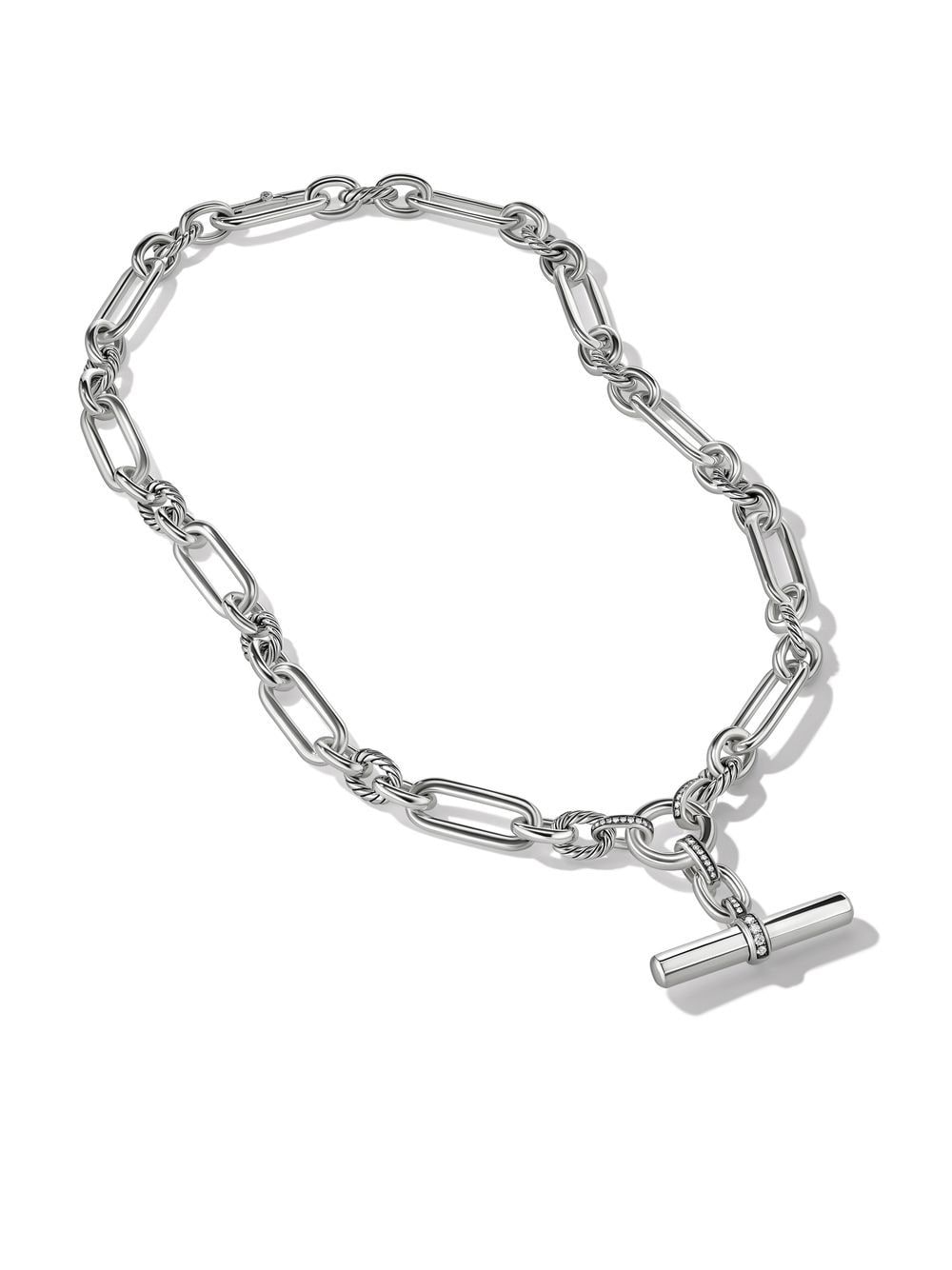 David Yurman Schakelhalsketting - Zilver