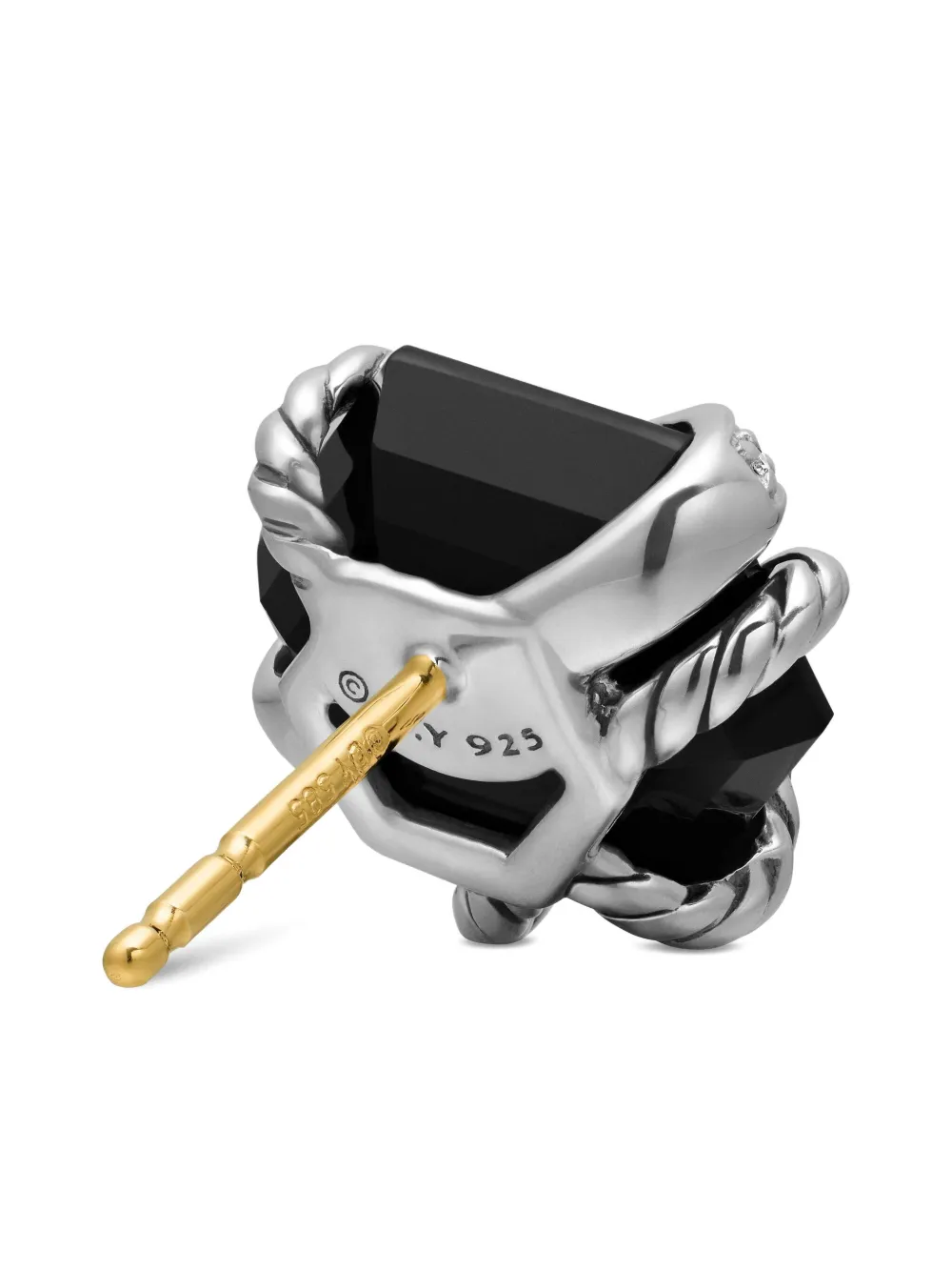 David Yurman Cable Wrap ダイヤモンド ピアス 11mm