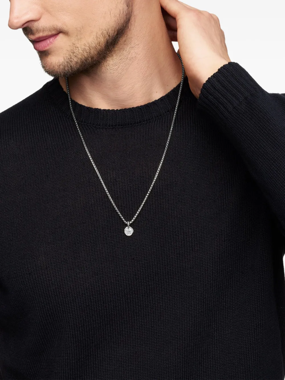 David Yurman sterling silver Shipwreck Coin amulet (17mm) | Image 2