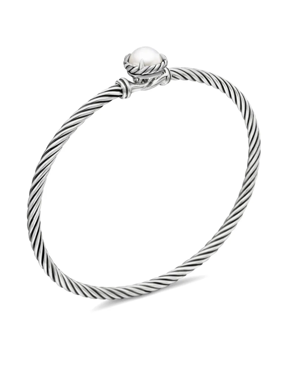 David Yurman Sterling zilveren Petite Chatelaine armband (3mm)