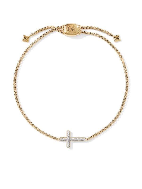 Gold on sale bracelet cross