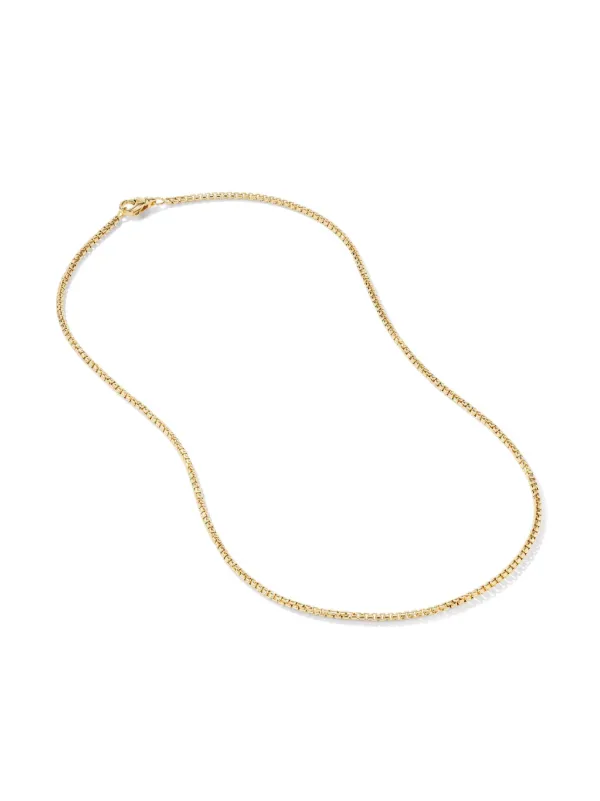 David Yurman 18kt Yellow Gold Box Chain Necklace (2.7mm) | Gold
