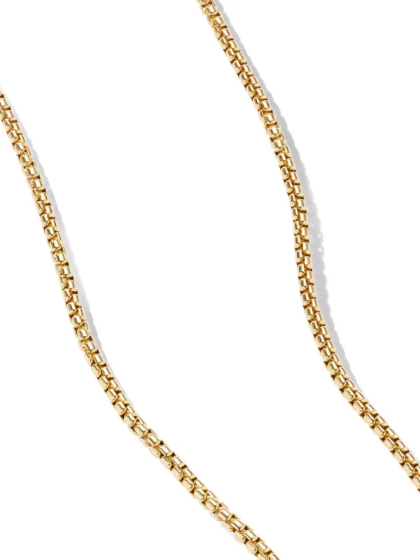 David Yurman Box Chain ネックレス 2.7mm 18Kイエローゴールド