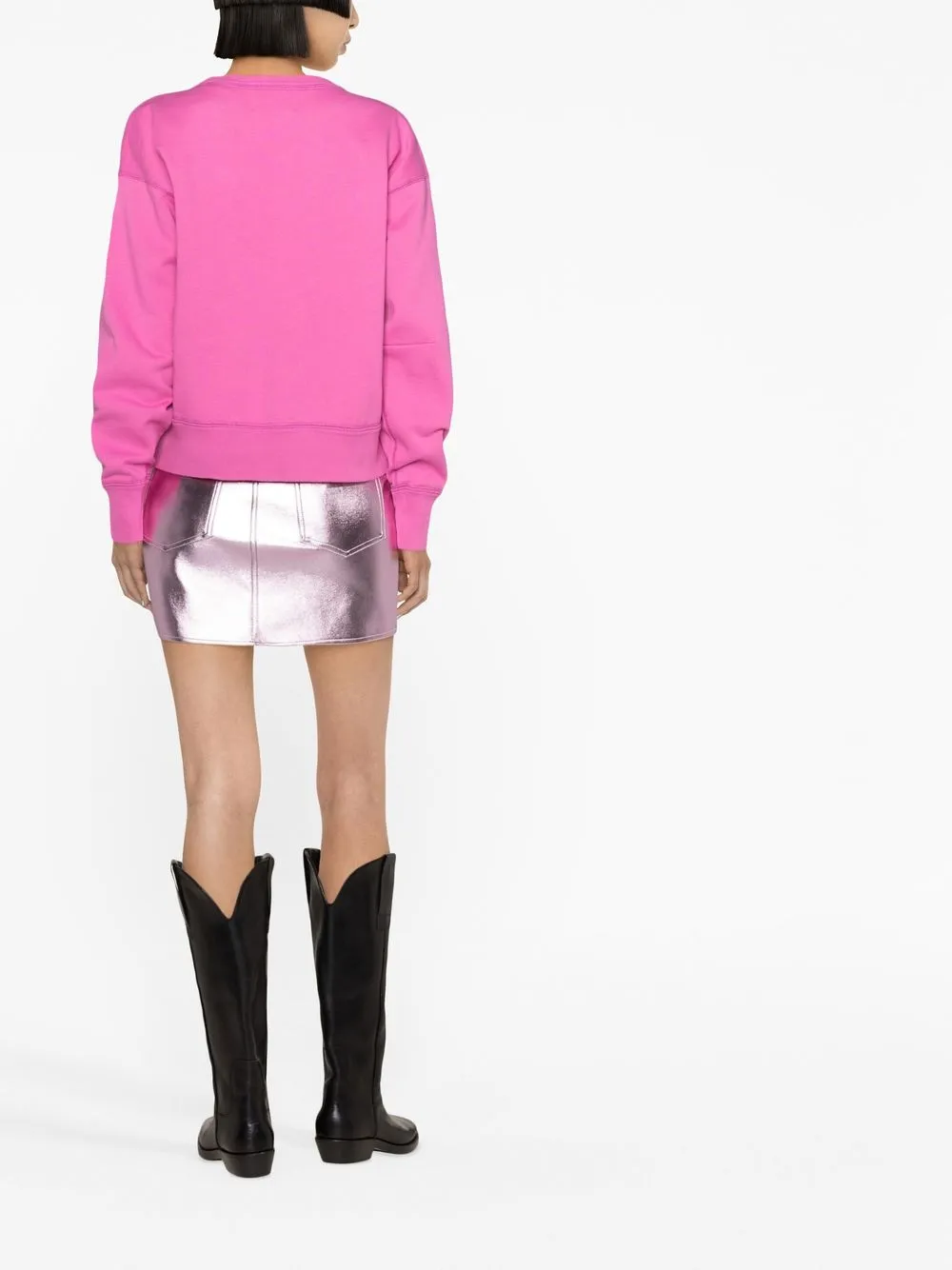 ISABEL MARANT ÉTOILE 仿旧LOGO圆领卫衣