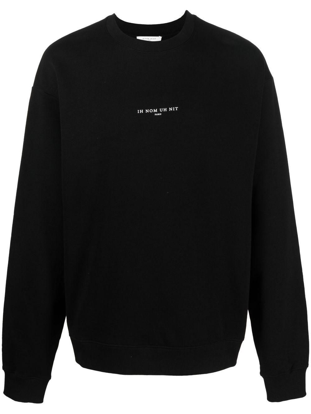 Ih Nom Uh Nit graphic logo-print sweatshirt - Black