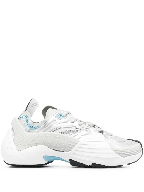 Lanvin Flash-X lace-up Sneakers Grey FARFETCH AE