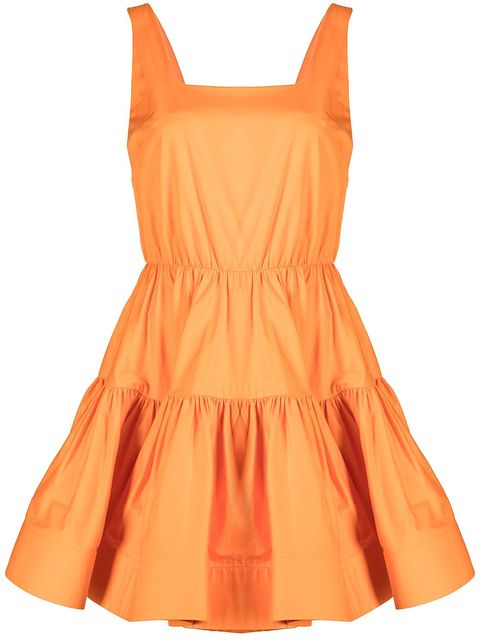 Jason Wu square-neck ruffle minidress