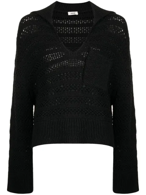 Jason Wu mixed-stitch pocket jumper 