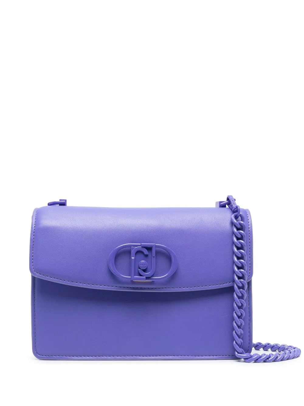 

LIU JO bolsa crossbody con placa del logo - Morado