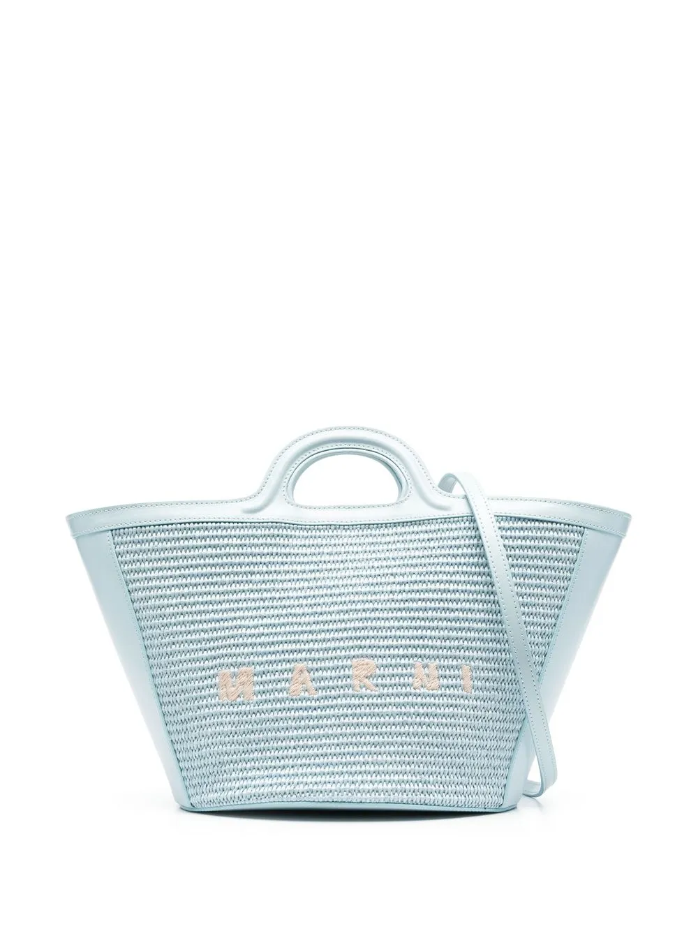 

Marni interwoven-design logo tote bag - Blue