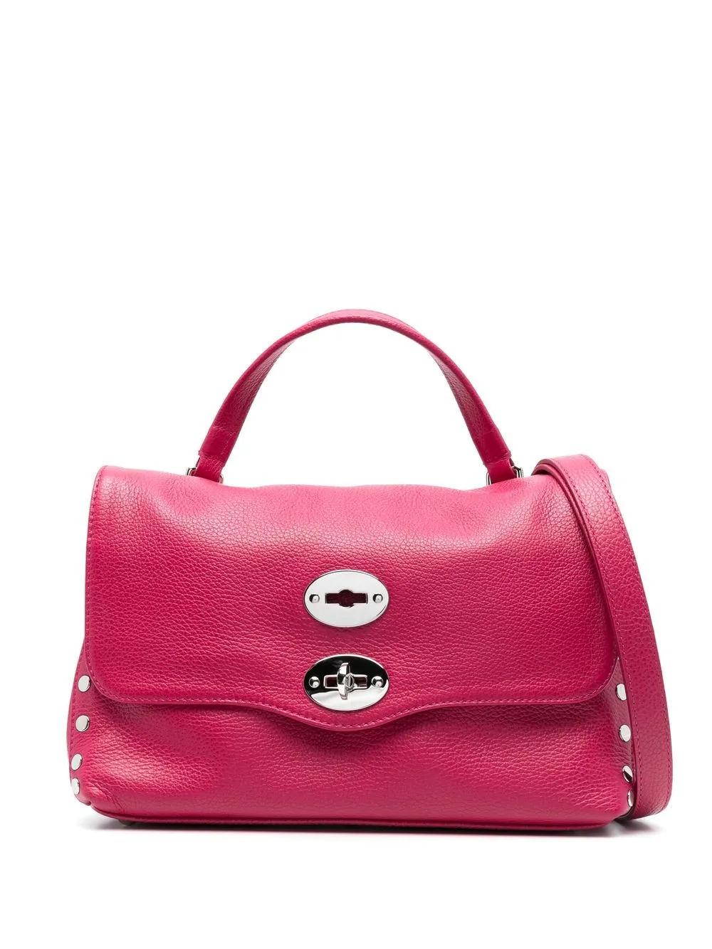 

Zanellato Postina studded tote bag - Pink