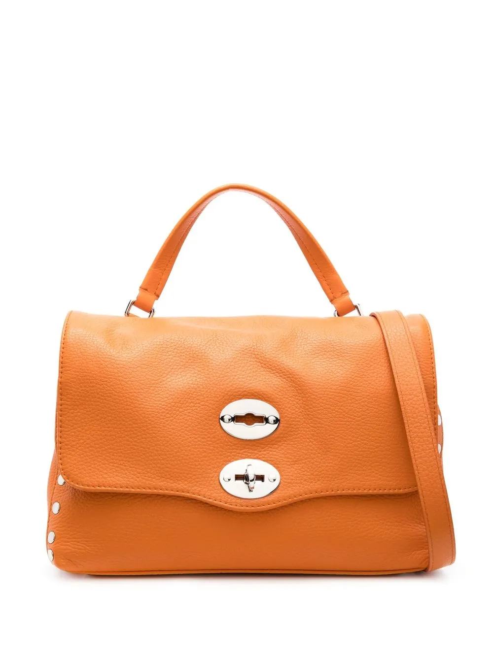 

Zanellato grained leather tote bag - Orange