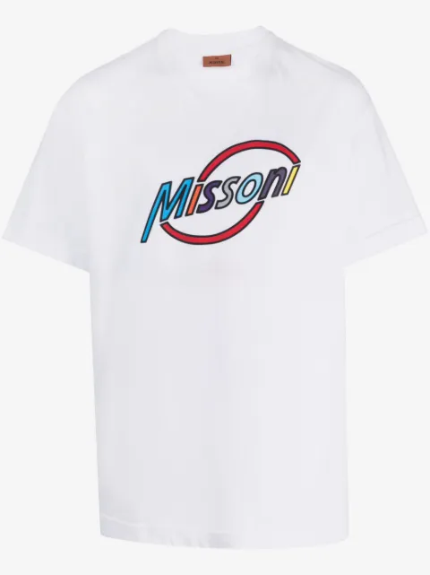 Missoni playera con logo estampado