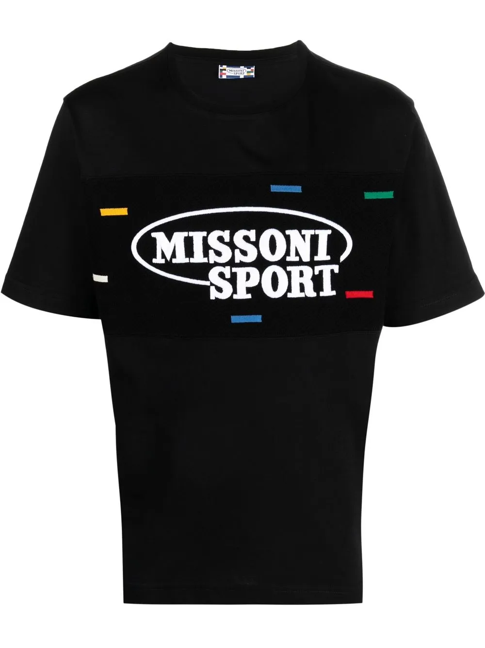 

Missoni playera con logo bordado - Negro