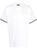 Missoni zigzag-edge detail T-shirt - White