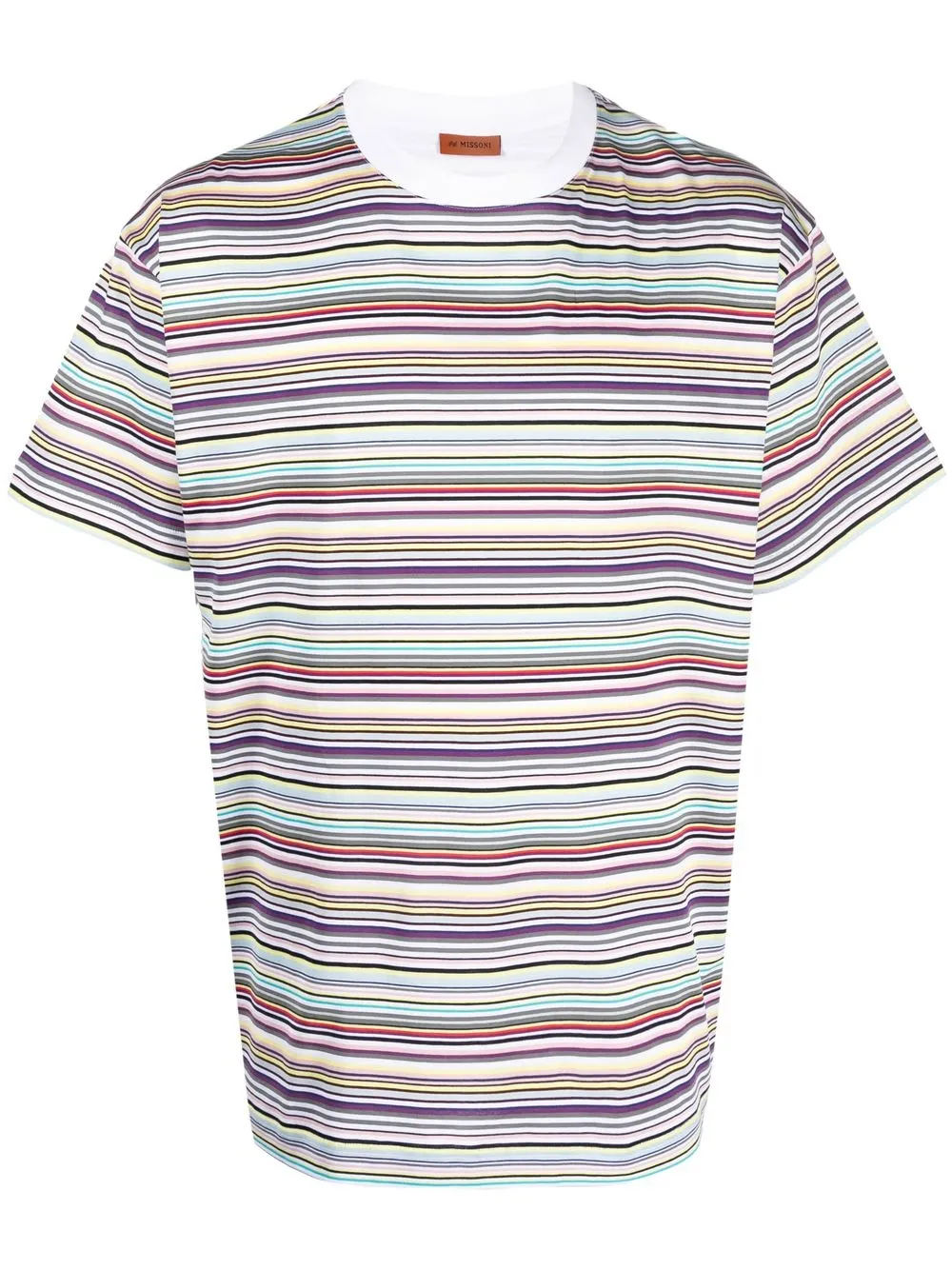 

Missoni playera a rayas estampadas - Blanco