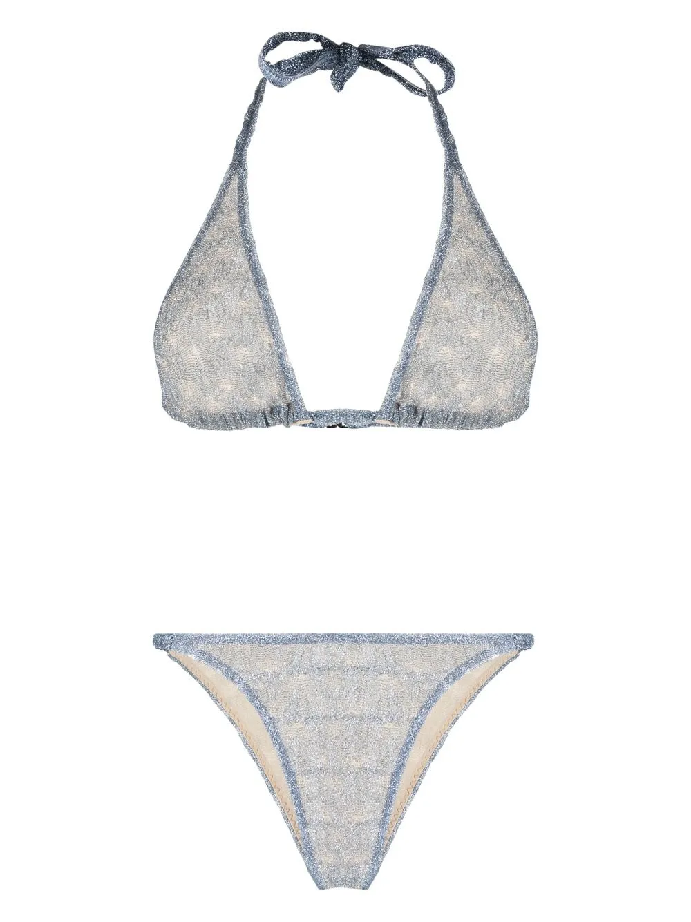 

Missoni metallic-threading bikini set - Blue