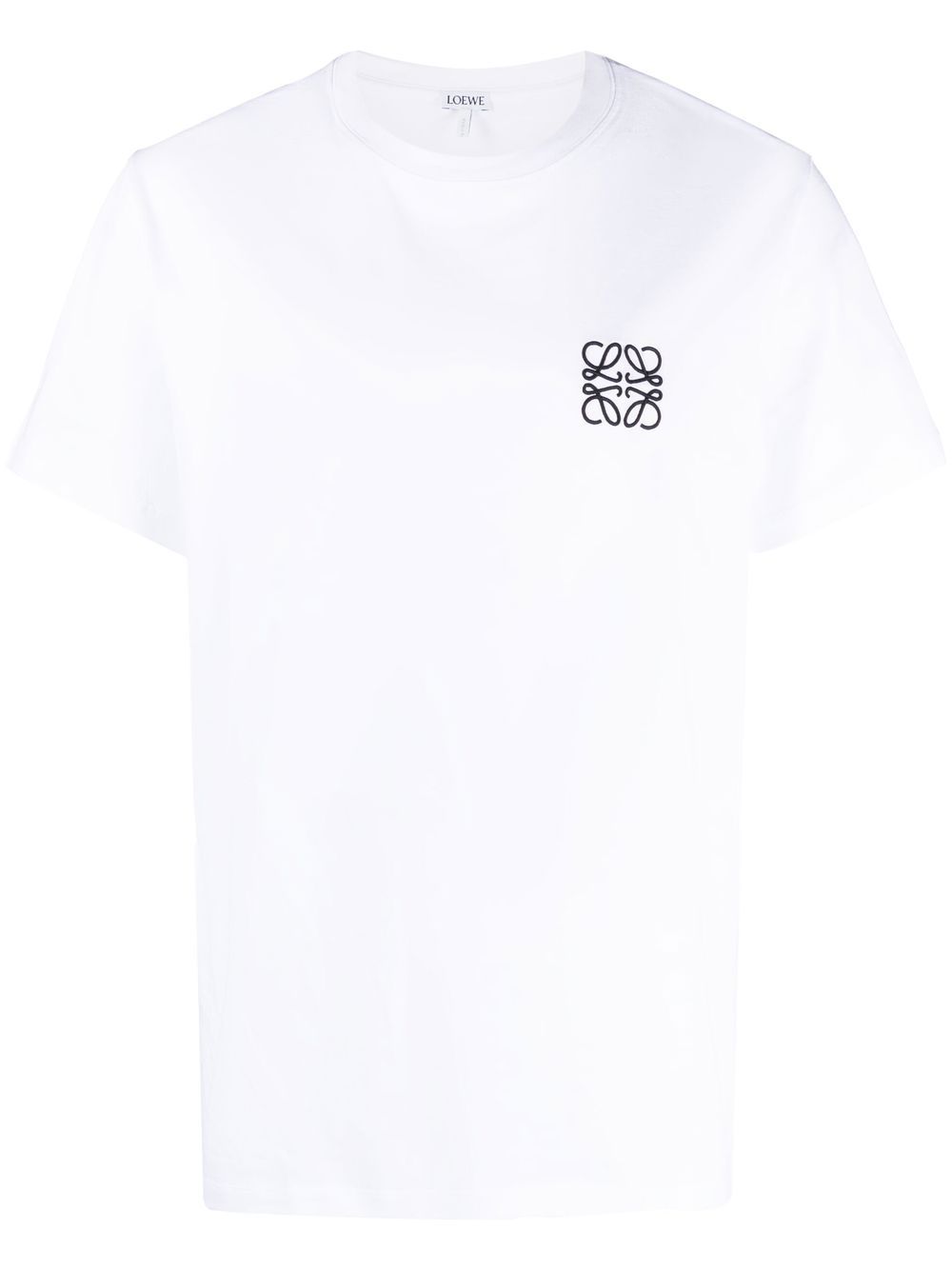 Loewe Cotton Embroidered-logo T-shirt In White