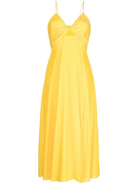 Jason Wu polka-dot twist-detail dress 
