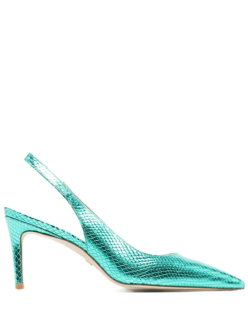 

Stuart Weitzman Stuart 75 80mm snakeskin pumps - Blue