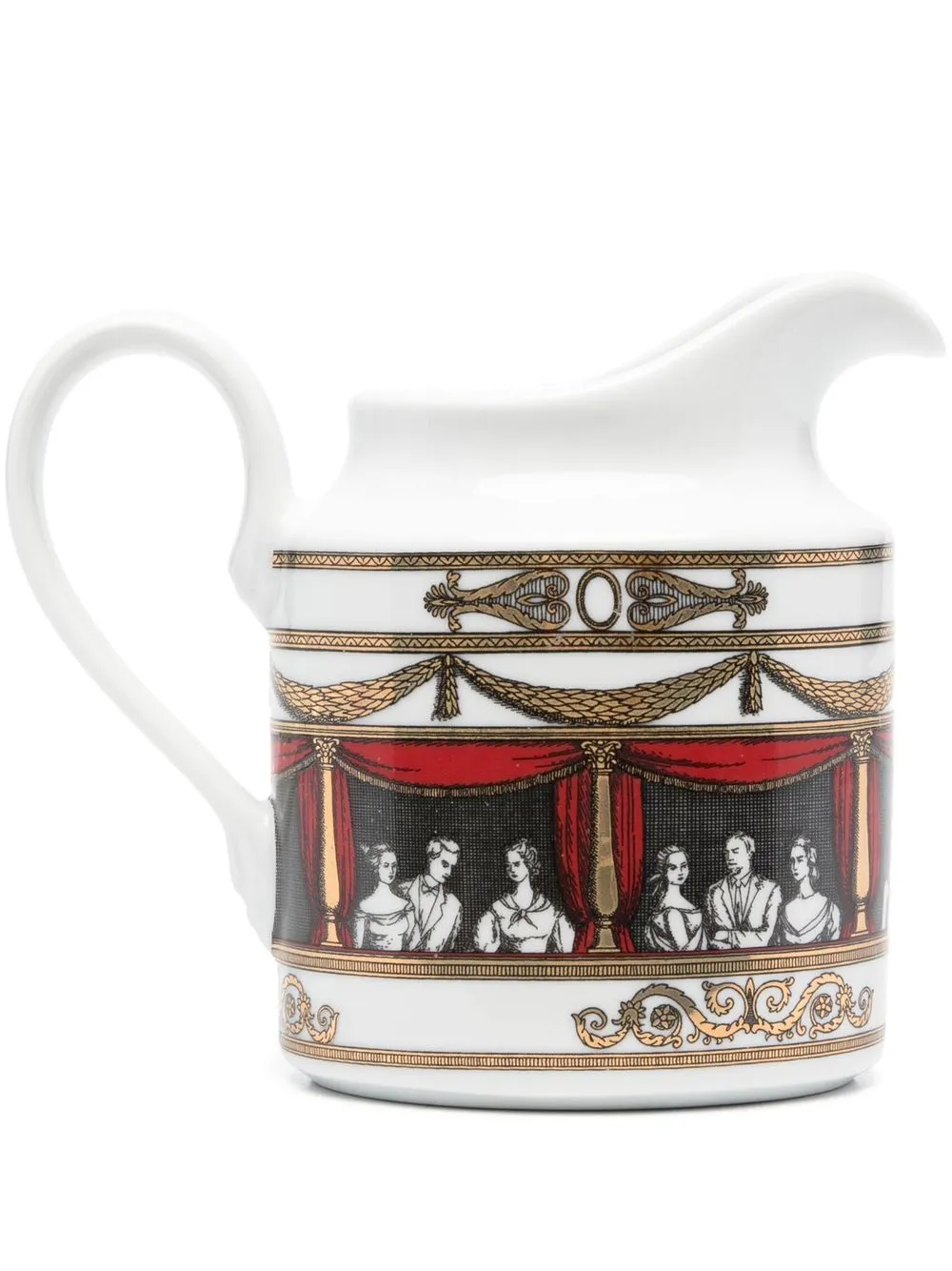 

Fornasetti Don Giovanni milk jug - White