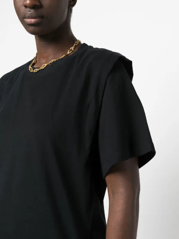 MARANT コットン Tシャツ ISABEL MARANT オーガニックコットン Tシャツ | ブラック