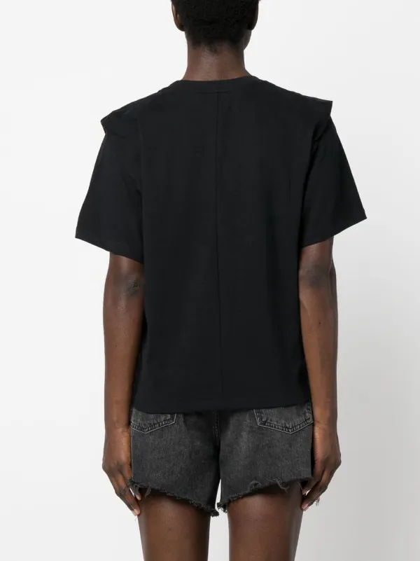 【関税&送料込】Isabel Marant Salte Cotton Zelitos T-Shirt Isabel Marant Etoile Tee-Shirt Zelitos – Blanc