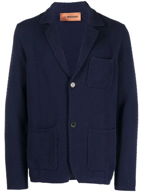 Veste à motif zigzag - Missoni - Modalova