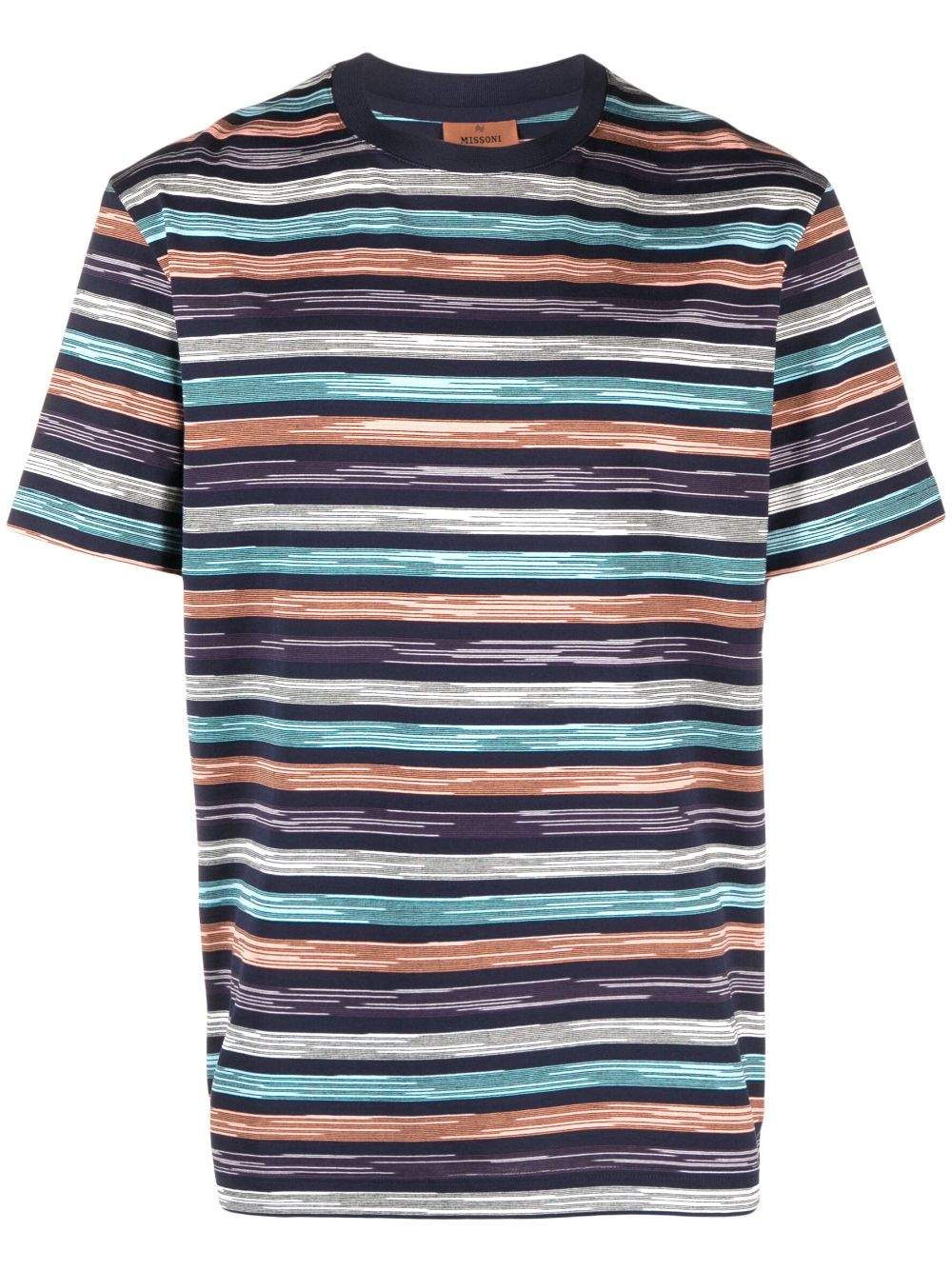 Missoni logo-print Striped T-shirt - Farfetch